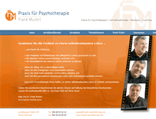 Tablet Screenshot of mutert-psychotherapie.de